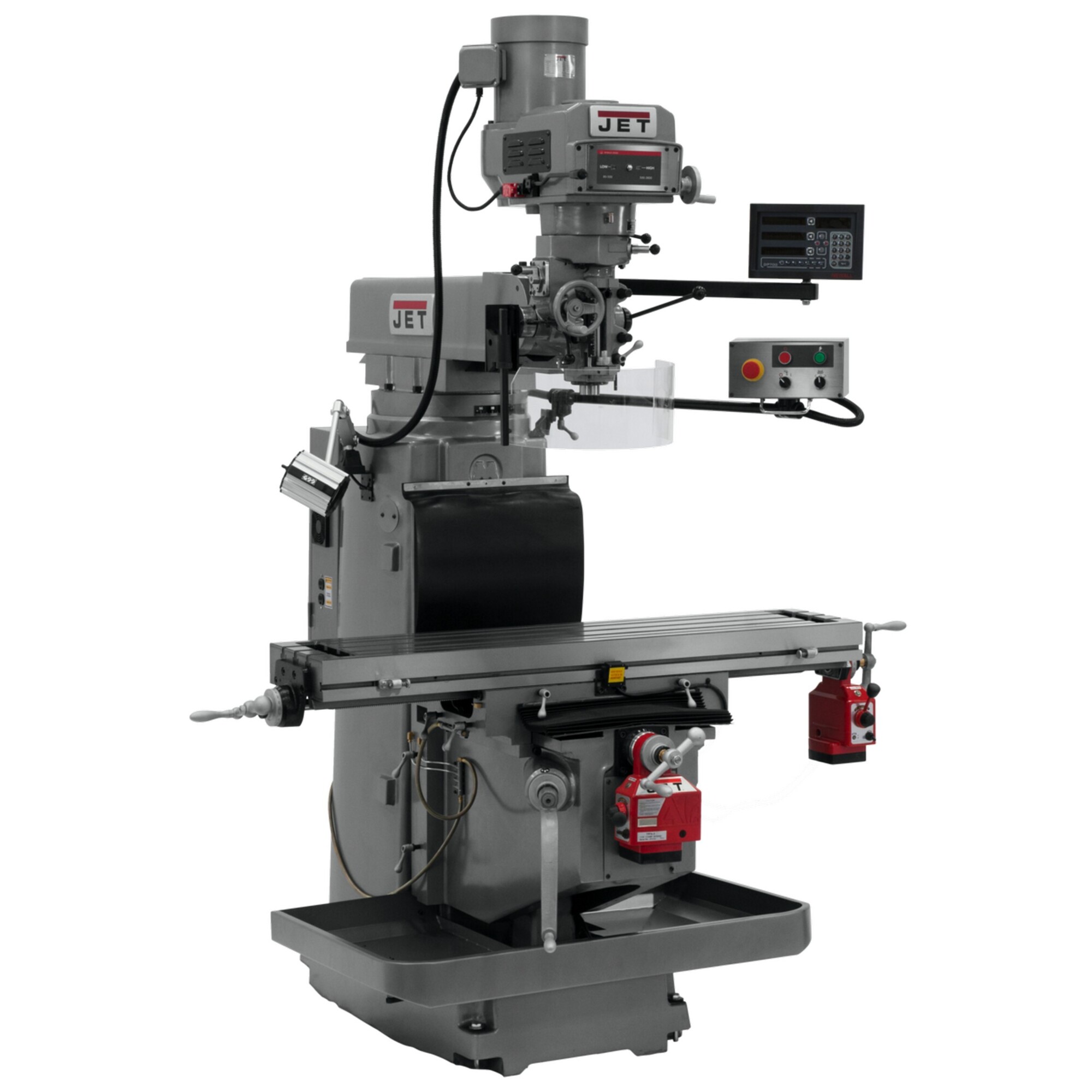 JET, Milling Machine, Horsepower 5 HP, Volts Multi, Model# JTM-1254RVS